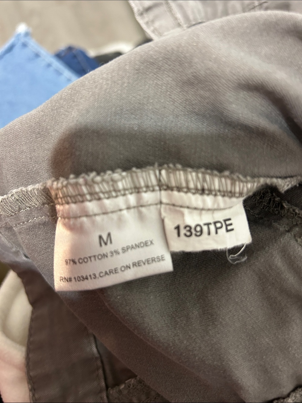 Women’s Structured Gray Denim-Style Jacket - Picture 4 of 4